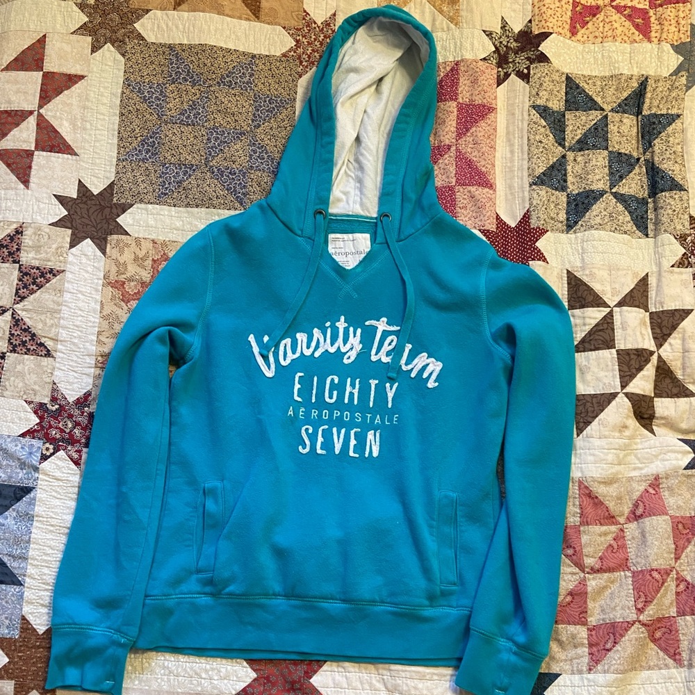 Aeropostale Turquoise Hoodie